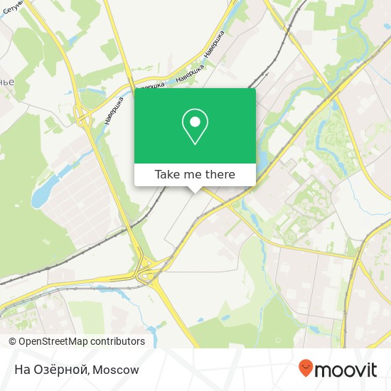 На Озёрной, Москва 119361 map