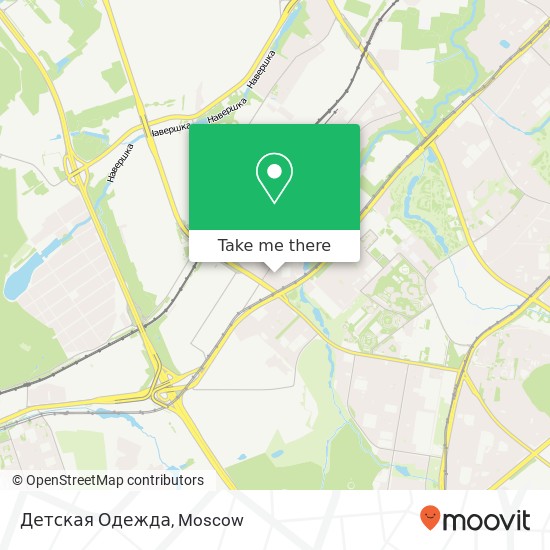 Детская Одежда, Москва 119361 map