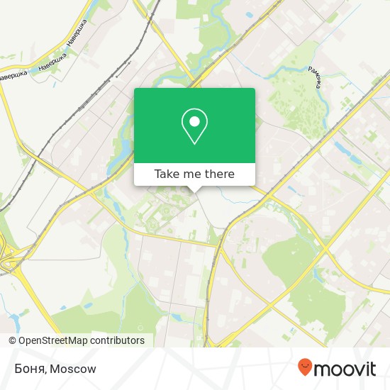 Боня, Москва 119602 map