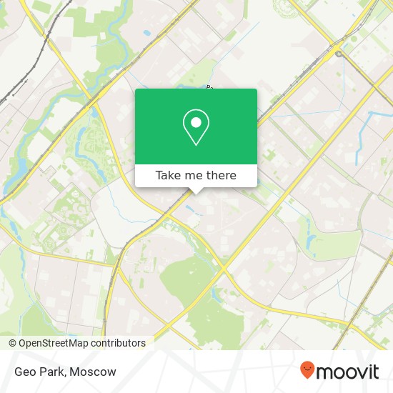 Geo Park, проспект Вернадского, 53 Москва 119415 map