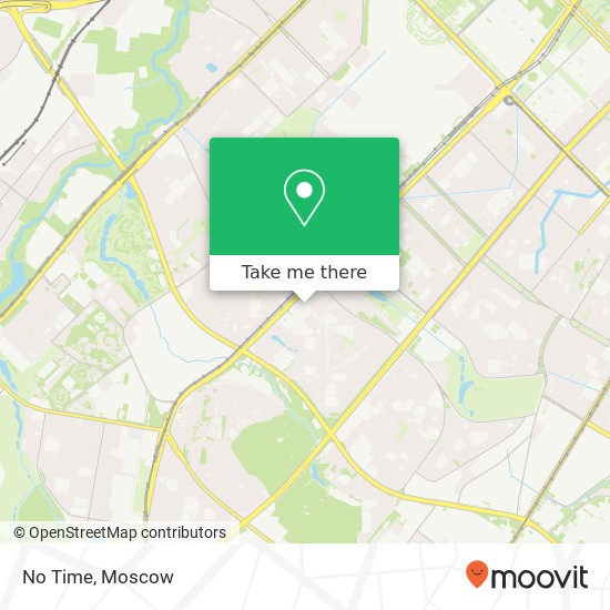 No Time, Москва 119415 map