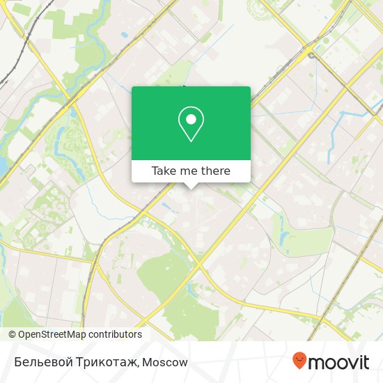 Бельевой Трикотаж, 6643-й Проектируемый проезд Москва 119415 map