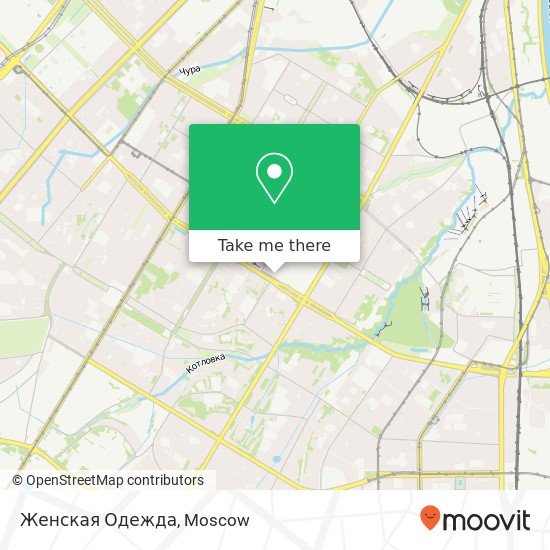 Женская Одежда, Москва 117218 map