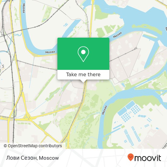 Лови Сезон, Москва 115487 map