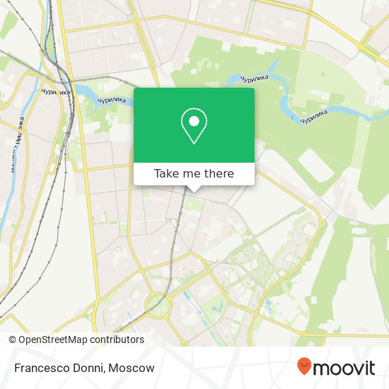 Francesco Donni, Москва 109559 map