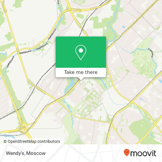 Wendy's, Мичуринский проспект, 3 Korp 1 Москва 119602 map