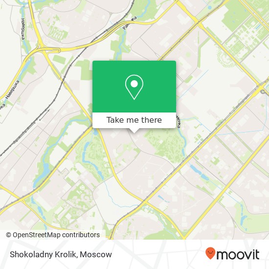 Shokoladny Krolik, Москва 119607 map