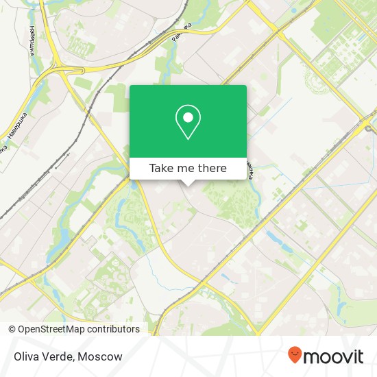 Oliva Verde, Москва 119607 map