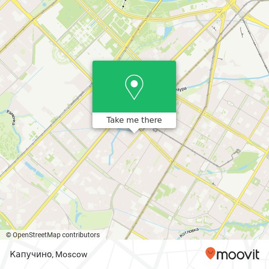 Капучино, Москва 119261 map
