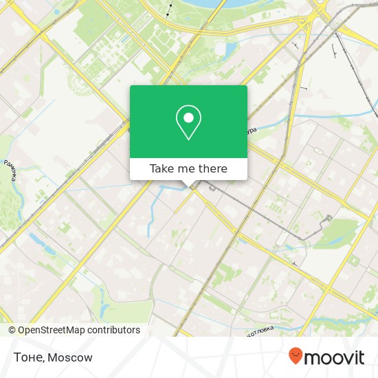 Тоне, Москва 119261 map