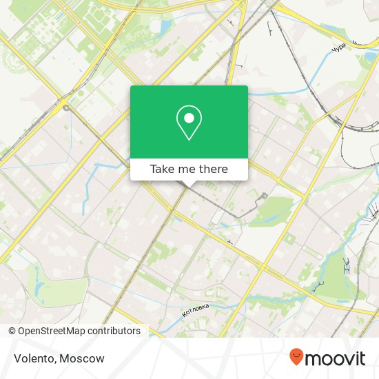 Volento, улица Кржижановского Москва 117218 map