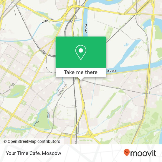 Your Time Cafe, Нагатинская улица Москва 115230 map