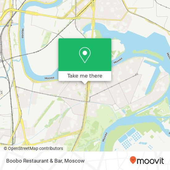 Boobo Restaurant & Bar, Москва 115533 map