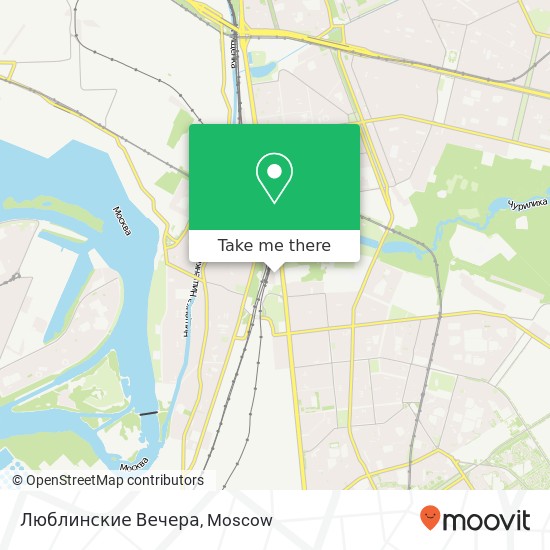 Люблинские Вечера, Москва 109387 map