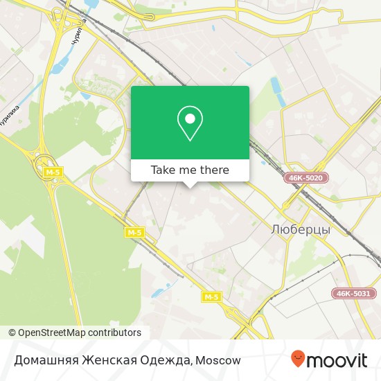 Домашняя Женская Одежда, Люберецкий район 140008 map