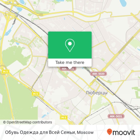 Обувь Одежда для Всей Семьи, Россия map