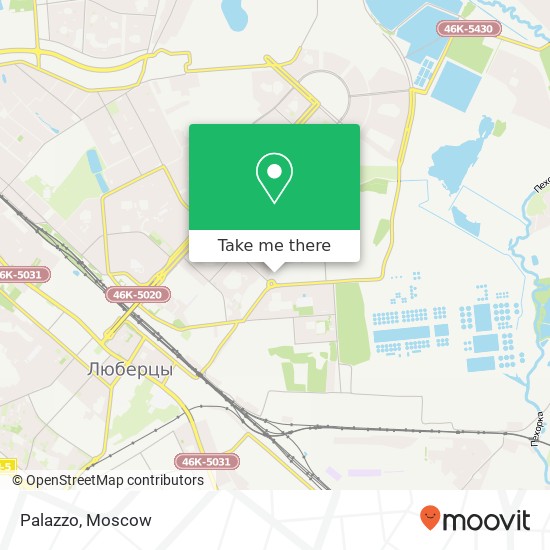 Palazzo, Москва 111674 map