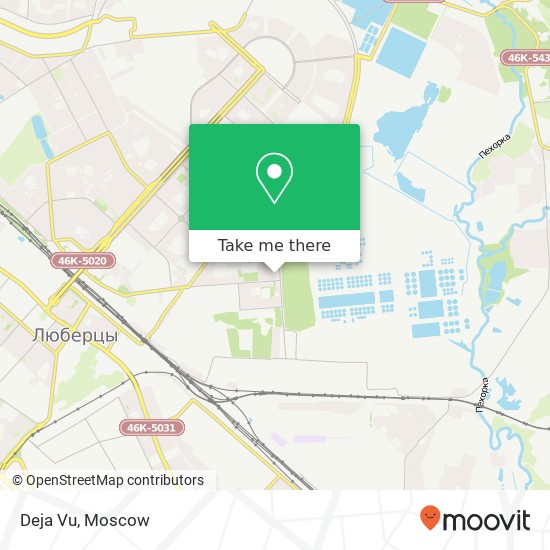 Deja Vu, Москва 111674 map