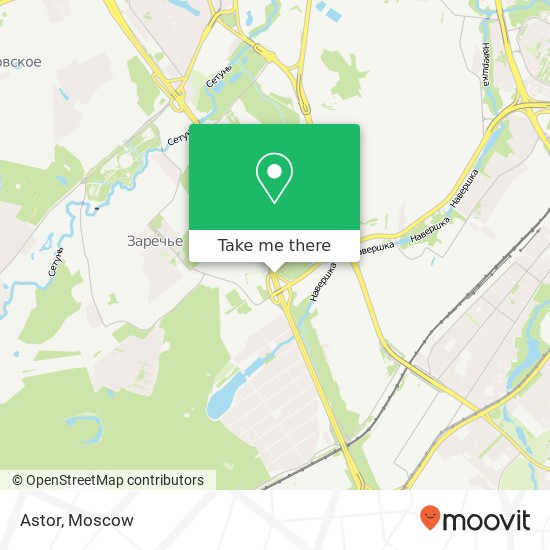 Astor, МКАД Москва 121471 map