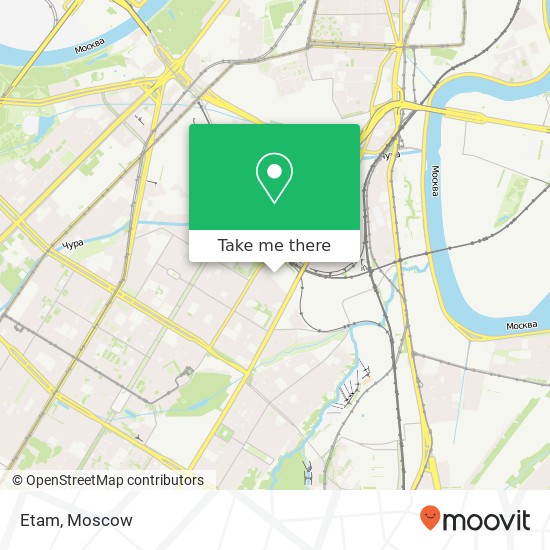 Etam, Москва 117447 map
