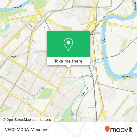 VERO MODA, Москва 117152 map