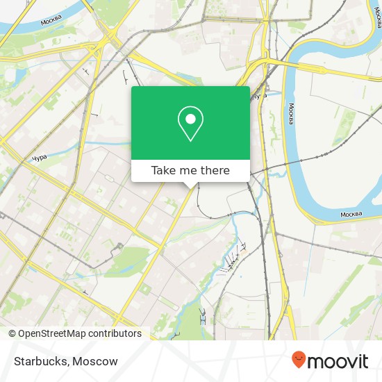 Starbucks, Севастопольский проспект Москва 117152 map