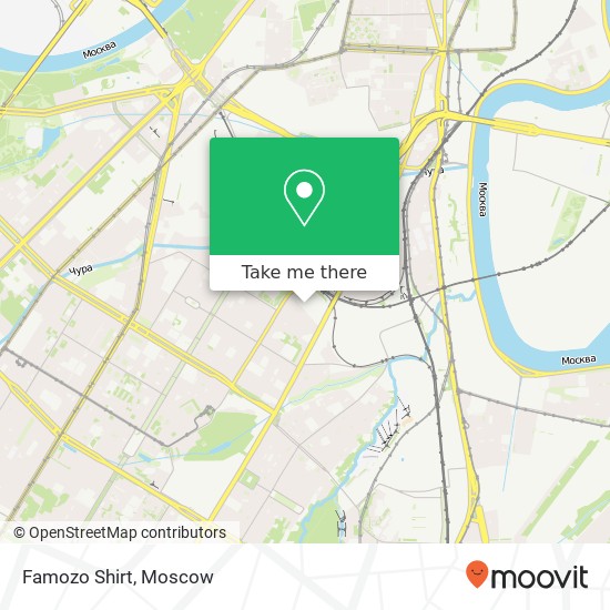 Famozo Shirt, Москва 117447 map