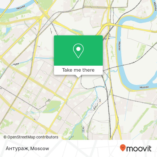 Антураж, Москва 117152 map