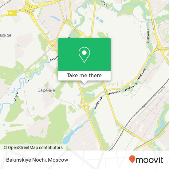 Bakinskiye Nochi, Москва 121471 map