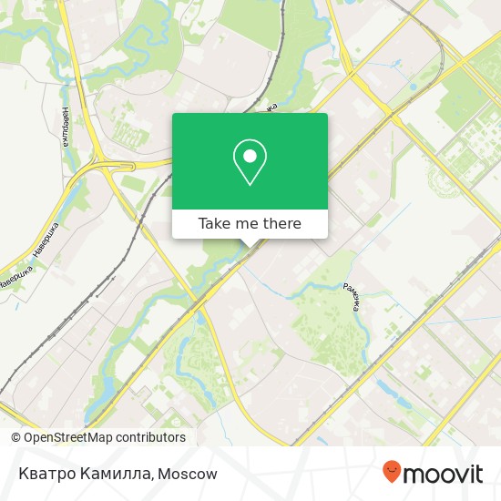 Кватро Камилла, Москва 119192 map