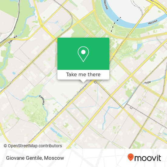 Giovane Gentile, Москва 119192 map