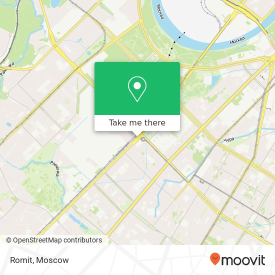 Romit, проспект Вернадского Москва 119311 map