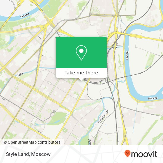 Style Land, Москва 117447 map