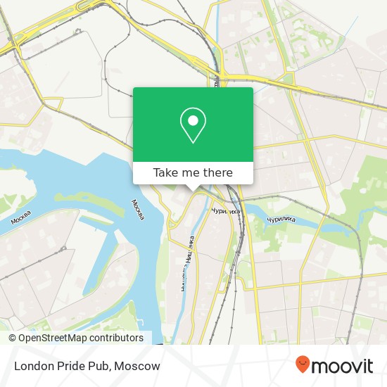 London Pride Pub, Москва 109548 map