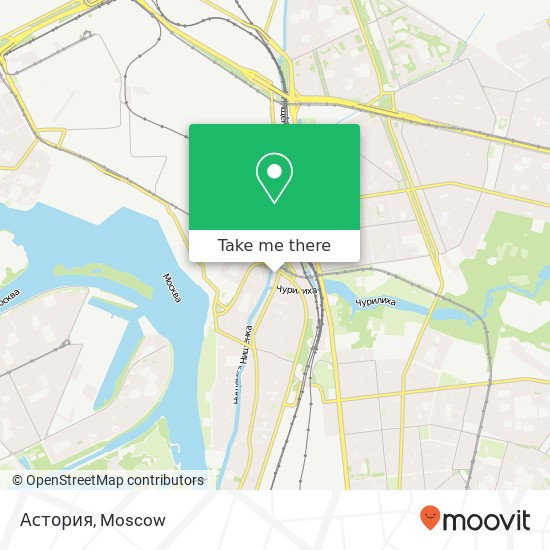 Астория, Москва 109548 map