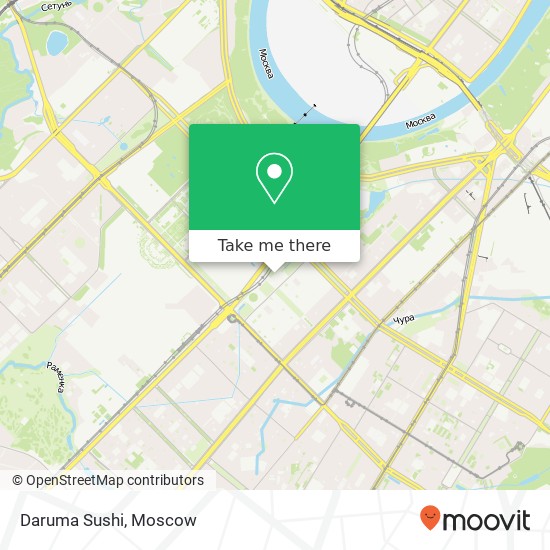 Daruma Sushi, Москва 119296 map