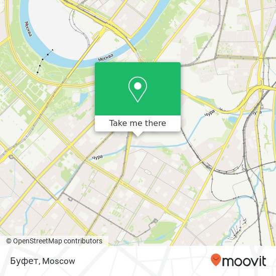 Буфет, Москва 117312 map