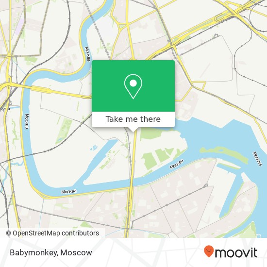 Babymonkey, Москва 115432 map