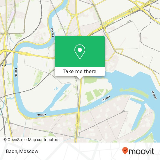 Baon, Москва 115432 map