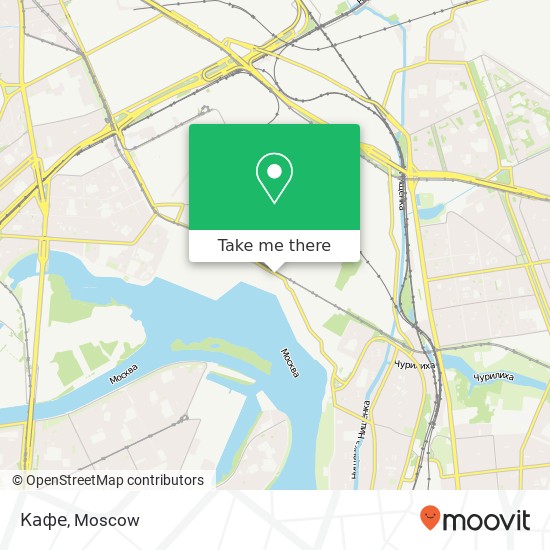 Кафе, Москва 115088 map