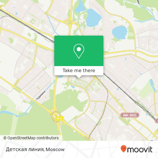 Детская линия, Жулебинский бульвар Москва 109145 map