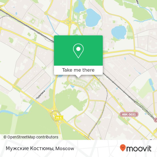 Мужские Костюмы, Жулебинский бульвар Москва 109145 map