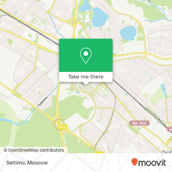 Settimo, Жулебинский бульвар Москва 109145 map