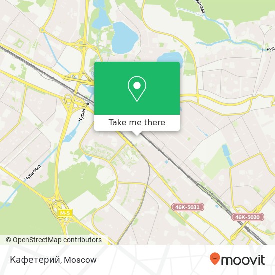 Кафетерий, Москва 109153 map