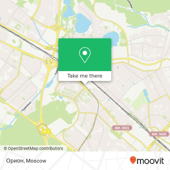 Орион, Москва 109153 map