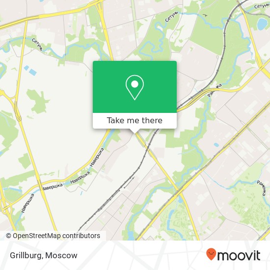 Grillburg, Аминьевское шоссе, 1 Москва 119530 map