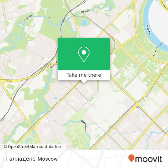Галладенс, Москва 119192 map