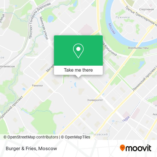 Burger & Fries map