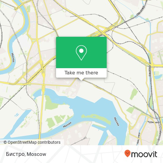 Бистро, Москва 115088 map