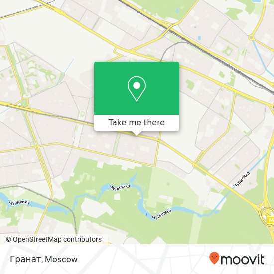 Гранат, Волгоградский проспект Москва 109439 map